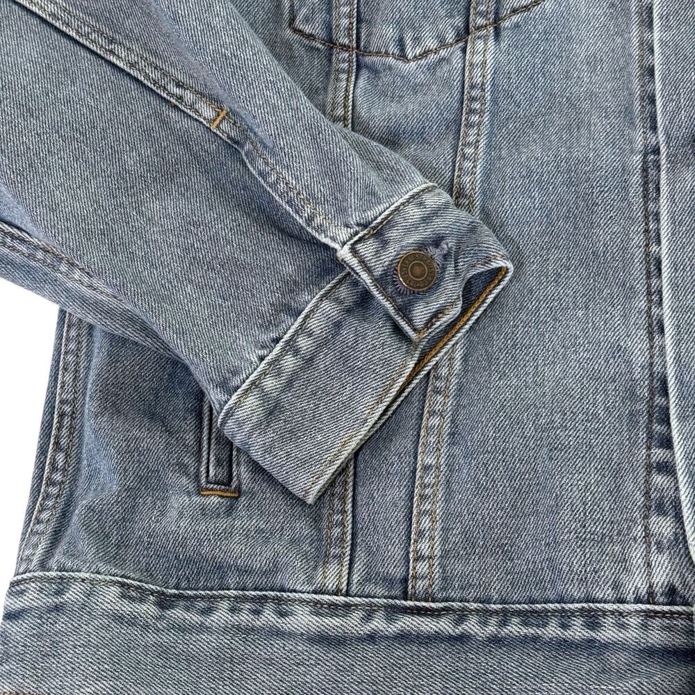 Vintage Levis 70507 Standard Trucker Denim Jacket Mens L Medium Wash Blue 2004 - Picture 5 of 12